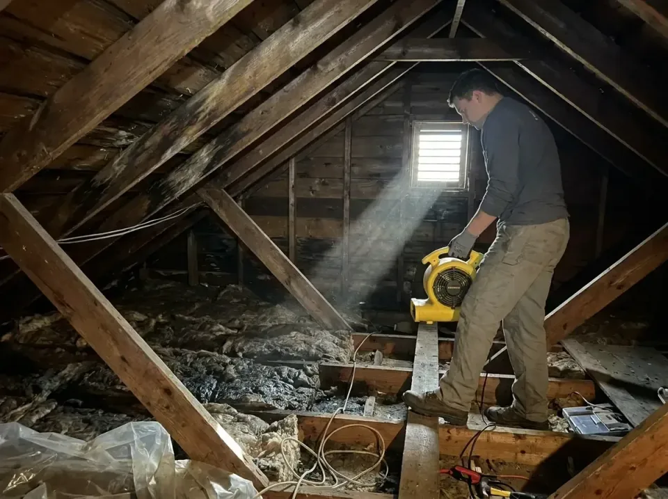 attic-water-damage-drying-proc-007 — frequently asked questions, Emergency Water Extraction & 24/7 Flood Response in Hartsel…